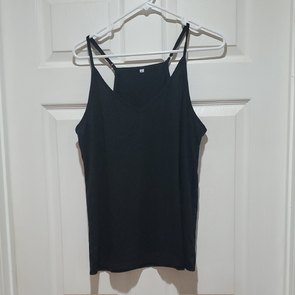 Black Racer Tank Women's Top